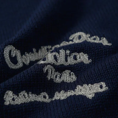 Свитшот Christian Dior White Logo Atelier Paris "Blue" фото № 5