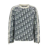 Джемпер Christian Dior Zipper On The Sleeves "Gray"