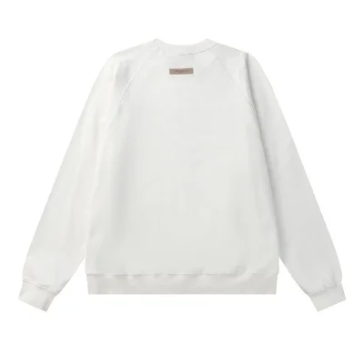 Свитшот Fear Of God With Beige Patch On The Back "White" фото № 2