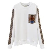 Свитшот Gucci Brand Style On The Sleeve "White"
