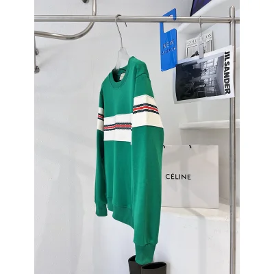 Свитшот Gucci With The Brand Logo In The Stripe "Green" фото № 3