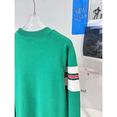 Свитшот Gucci With The Brand Logo In The Stripe "Green" фото № 4