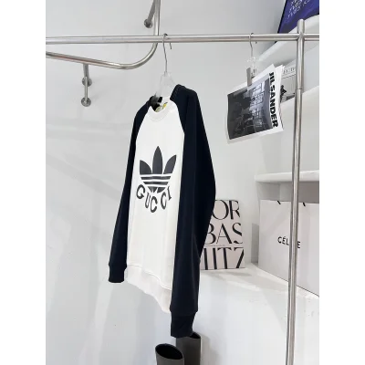 Свитшот Gucci X Adidas Brand Logo "White/Black" фото № 5 Свитшот Gucci X Adidas Brand Logo "White/Black" фото № 5