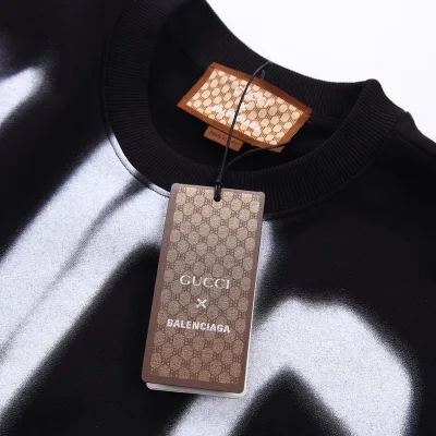Свитшот Gucci X Balenciaga Spray Paint "Black" фото № 2 Свитшот Gucci X Balenciaga Spray Paint "Black" фото № 2