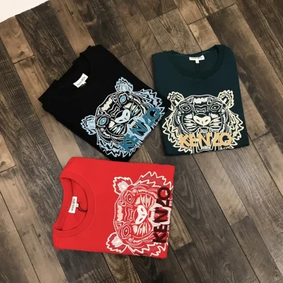 Свитшот Kenzo With Tiger Print "Red" фото № 2