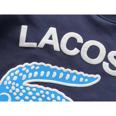 Свитшот Lacoste Front Lettering With Crocodile "Blue" фото № 3