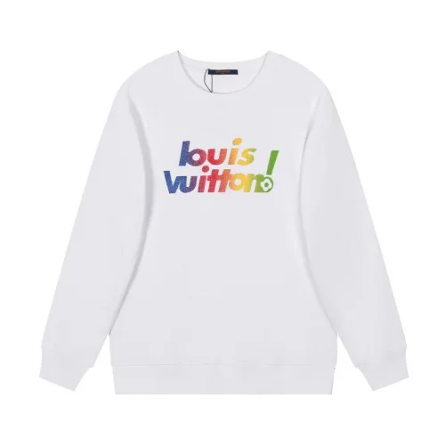 Свитшот Louis Vuitton Fluffy Brand Logo "White"
