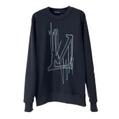 Свитшот Louis Vuitton Embroidery "Black"