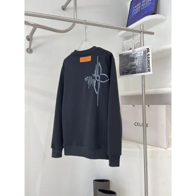 Свитшот Louis Vuitton Embroidery "Black" фото № 2