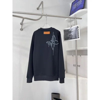 Свитшот Louis Vuitton Embroidery "Black" фото № 7
