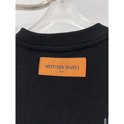 Свитшот Louis Vuitton Embroidery "Black" фото № 9