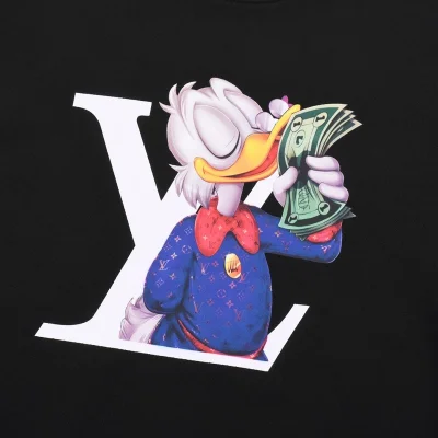 Свитшот Louis Vuitton Duck Stories Print "Black" фото № 3