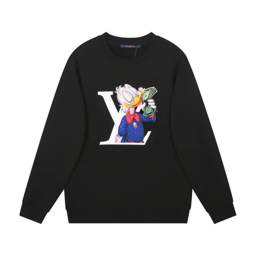 Свитшот Louis Vuitton Duck Stories Print "Black"
