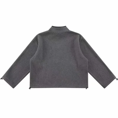 Свитшот Miu Miu Form Fitting Style Zip "Gray" фото № 2