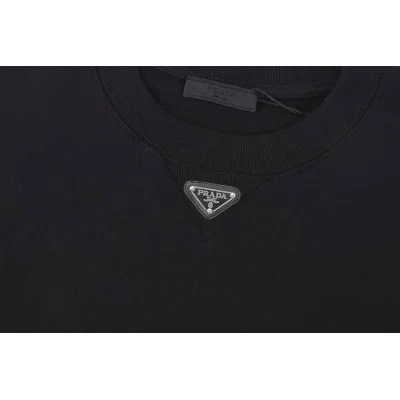 Свитшот Prada With The Icon In The Center "Black" фото № 5
