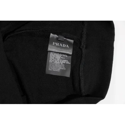 Свитшот Prada With The Icon In The Center "Black" фото № 8