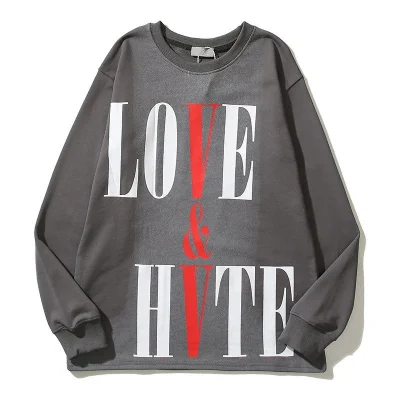Лонгслив Saint Michael x Vlone Love And Hate "Grey" фото № 9