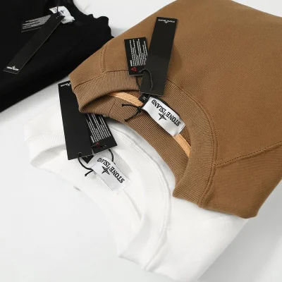 Свитшот Stone Island Solid Color With Patch "Brown" фото № 2