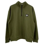Свитшот Stone Island With Logo - Patch ZIP "Green"