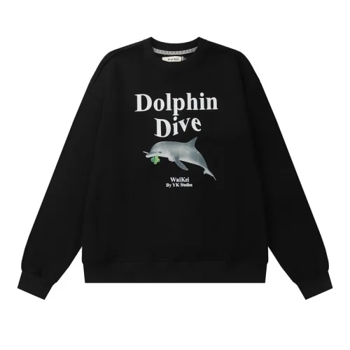 Свитшот Wai Kei Dolphin Dive "Black"