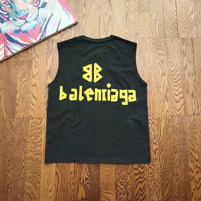 Майка Balenciaga Sporty Style With Logo "Black" фото № 4 Майка Balenciaga Sporty Style With Logo "Black" фото № 4