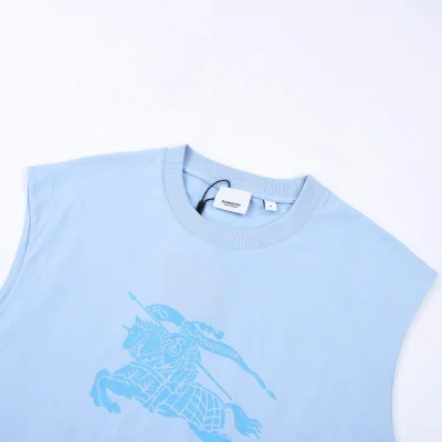 Майка Burberry With Logo Brand "Blue" фото № 4