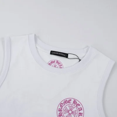 Майка Chrome Hearts With Logo Brand "White" фото № 6 Майка Chrome Hearts With Logo Brand "White" фото № 6