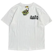 Футболка A Bathing Ape With Text Inscription And Logo "White"