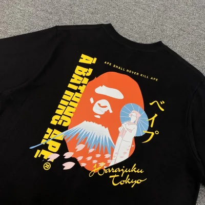 Футболка A Bathing Ape Tokyo Mountain "Black" фото № 4