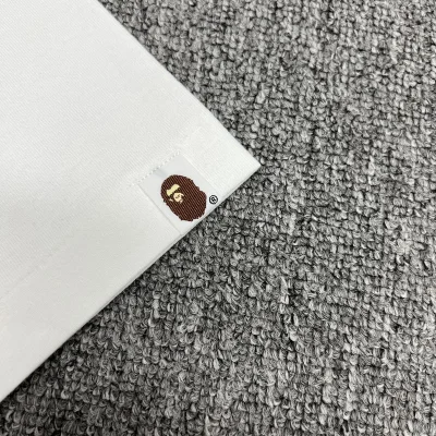 Футболка A Bathing Ape Hairy Monkey "White" фото № 5