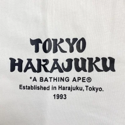 Футболка A Bathing Ape Tokyo Harajuku "White" фото № 6