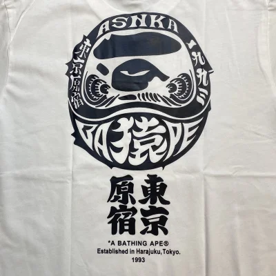 Футболка A Bathing Ape Tokyo Harajuku "White" фото № 5