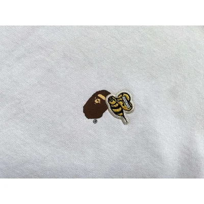 Футболка A Bathing Ape Bee "White" фото № 4