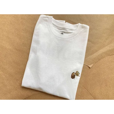 Футболка A Bathing Ape Bee "White" фото № 7