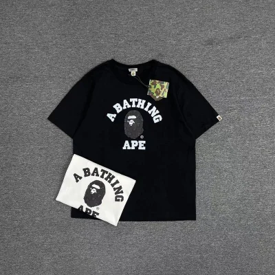 Футболка A Bathing Ape Black Monkey Print "Black" фото № 5