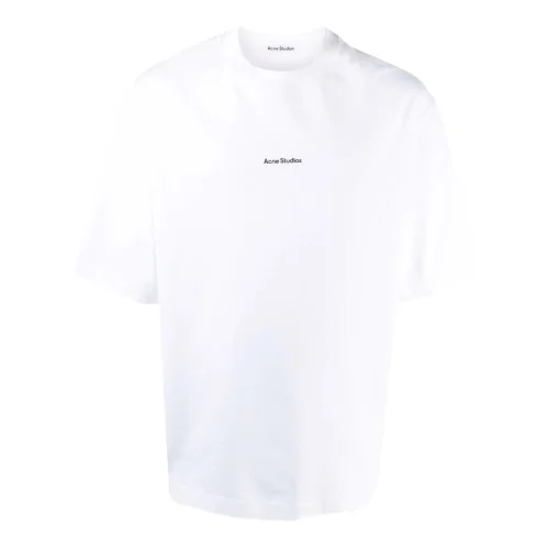 Футболка Acne Studios Short Sleeve Logo Text AS "White"