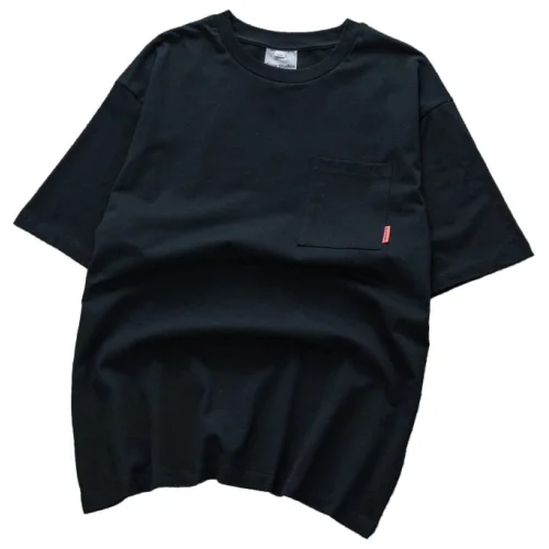 Футболка Acne Studios Logo Pocket "Black"