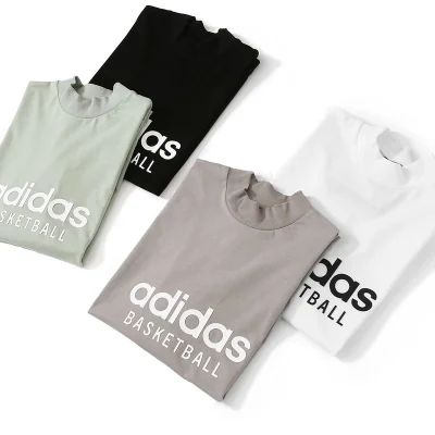 Футболка Adidas With Text Basketball "Brown/Gray" фото № 2