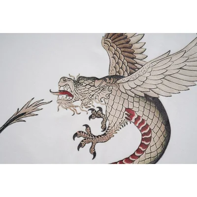 Футболка Alexander Mcqueen The Dragon "White" фото № 6