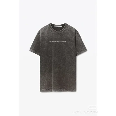 Футболка Alexander Wang Rhinestone Logo And Lip Print "Black/Gray" фото № 8 Футболка Alexander Wang Rhinestone Logo And Lip Print "Black/Gray" фото № 8