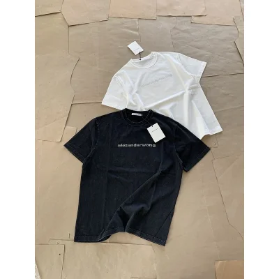 Футболка Alexander Wang Rhinestone Logo And Lip Print "Black/Gray" фото № 9 Футболка Alexander Wang Rhinestone Logo And Lip Print "Black/Gray" фото № 9