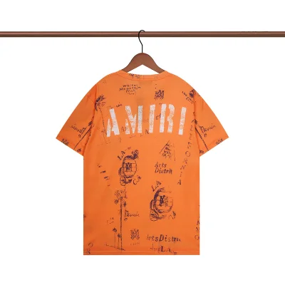 Футболка Amiri Bright Style "Orange" фото № 4