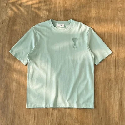 Футболка Amiri Ami Logo "Mint" фото № 2