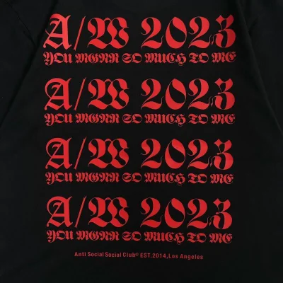 Футболка Anti Social Social Club 2023 "Black" фото № 2 Футболка Anti Social Social Club 2023 "Black" фото № 2
