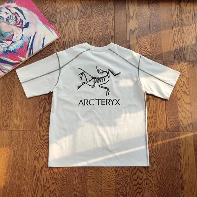 Футболка Arcteryx With Logo "White" фото № 2