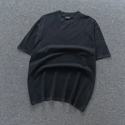 Футболка Balenciaga With Rhinestone Logo On The Back "Black" фото № 2