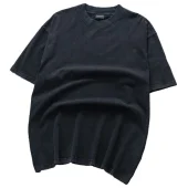 Футболка Balenciaga With Rhinestone Logo On The Back "Black"