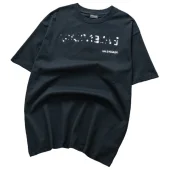 Футболка Balenciaga Logo Imprint "Black"
