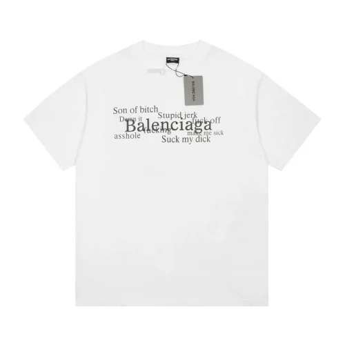 Футболка Balenciaga With Abusive Text "White"
