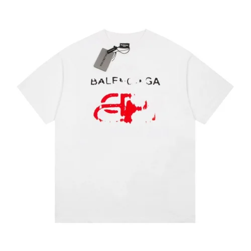 Футболка Balenciaga Imperfective Print "White"